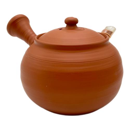常滑焼 (トコナメヤキ) 茶器 急須1・湯呑み5セット 共箱・ウコン布・陶歴付
