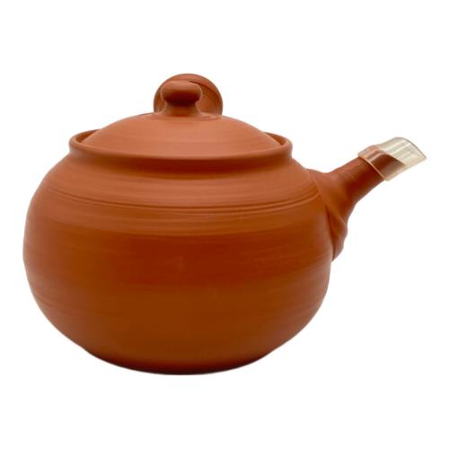 常滑焼 (トコナメヤキ) 茶器 急須1・湯呑み5セット 共箱・ウコン布・陶歴付