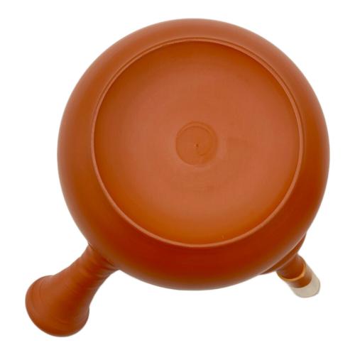常滑焼 (トコナメヤキ) 茶器 急須1・湯呑み5セット 共箱・ウコン布・陶歴付