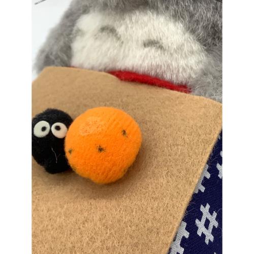 となりのトトロ (トナリノトトロ) トトロ絵日記 こたつ ヌイグルミ タグ付 ミカンのヘタ破損有