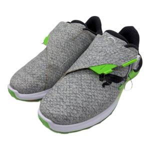 PUMA (プーマ) ゴルフシューズ 379208-01 メンズ SIZE 26cm グレー×グリーン