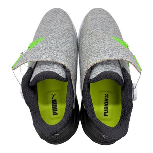 PUMA (プーマ) ゴルフシューズ 379208-01 メンズ SIZE 26cm グレー×グリーン