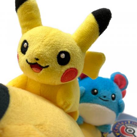 ポケモンセンター　トウキョウベイ　デンリュウ　ピカチュウ　マリル　ぬいぐるみ ぬいぐるみ デンリュウとピカチュウとマリル ポケモンセンター