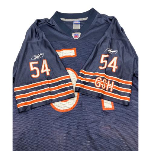 NFL (エヌエフエル) シカゴベアーズ ブライアン・アーラッカー S-2008 ゲームシャツ 古着 メンズ SIZE XL ネイビー