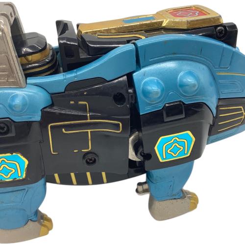 ガオライノス＆ガオマジロ レトロホビー ライノス胴体の固定難有 DX超合金