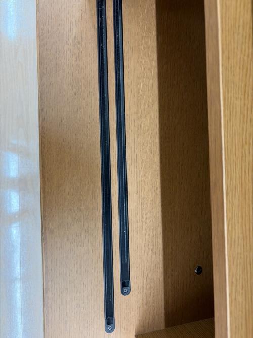 karimoku (カリモク) 2枚扉食器棚 ET4410 ライトブラウン