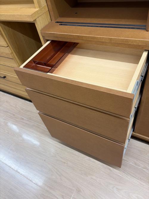 karimoku (カリモク) 2枚扉食器棚 ET4410 ライトブラウン