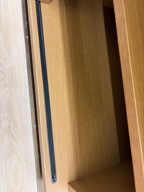 karimoku (カリモク) 2枚扉食器棚 ET4410 ライトブラウン