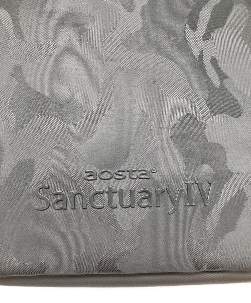レンズバッグXL aosta (アオスタ) SancturaryⅣ ブラック×ブルー 未使用品