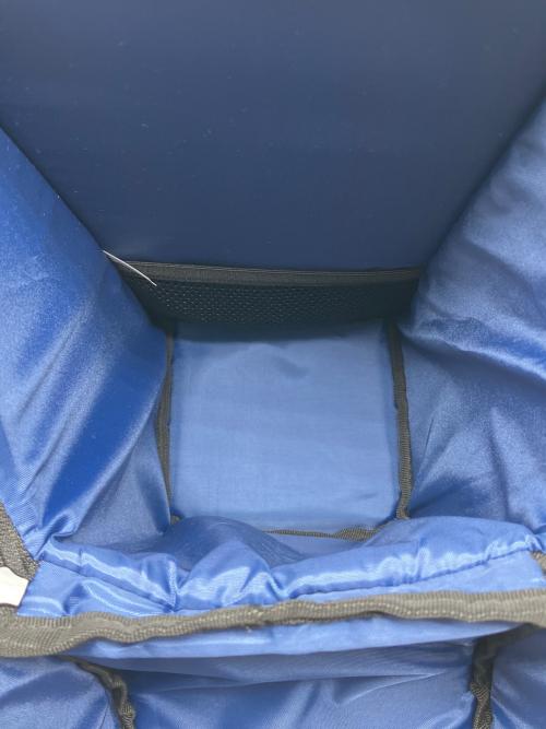 レンズバッグXL aosta (アオスタ) SancturaryⅣ ブラック×ブルー 未使用品