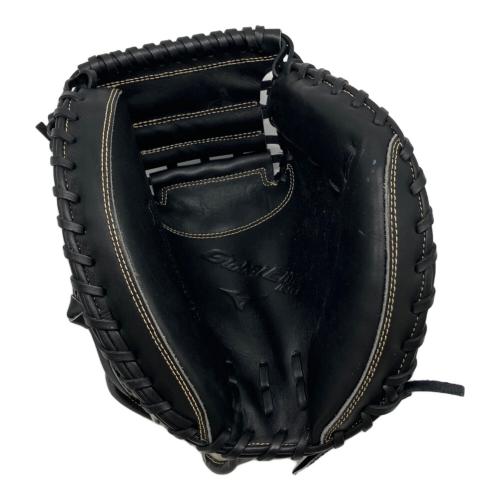 MIZUNO (ミズノ) グローバルエリート 軟式少年用　キャッチャーミット　グローブ ブラック
