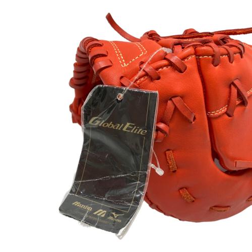MIZUNO (ミズノ) グローバルエリート　軟式少年用　1塁手 グローブ 1AJFY12300 オレンジ