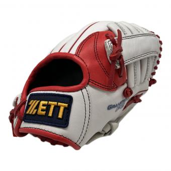 ZETT (ゼット) GRAN STATUS グローブ BJGA71117 ホワイト×レッド