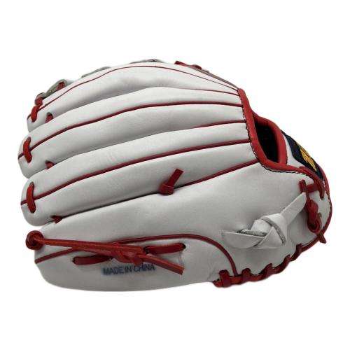 ZETT (ゼット) GRAN STATUS グローブ BJGA71117 ホワイト×レッド