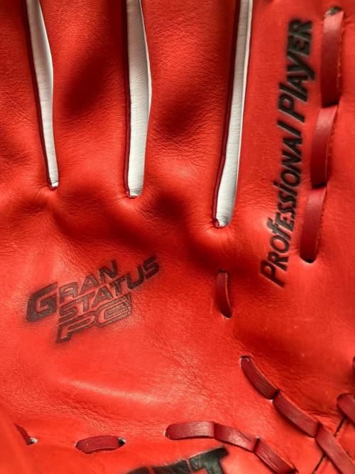 ZETT (ゼット) GRAN STATUS グローブ BJGA71117 ホワイト×レッド