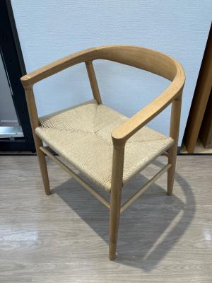 無印良品 (ムジルシリョウヒン) ダイニングチェアー ナチュラル オーク材ペーパーコードアームチェア