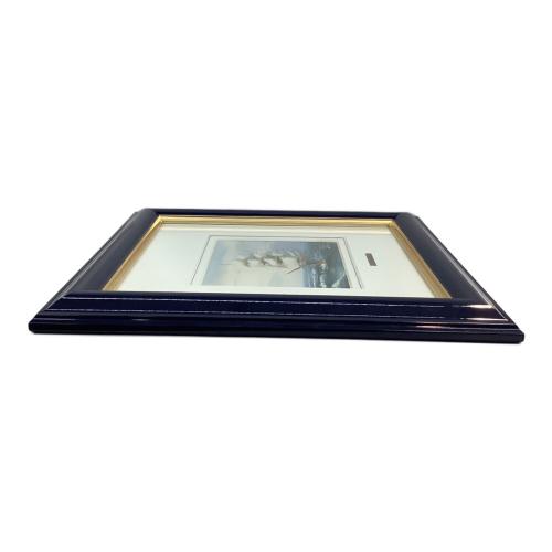 油彩 山下克己 帆船 キズ有