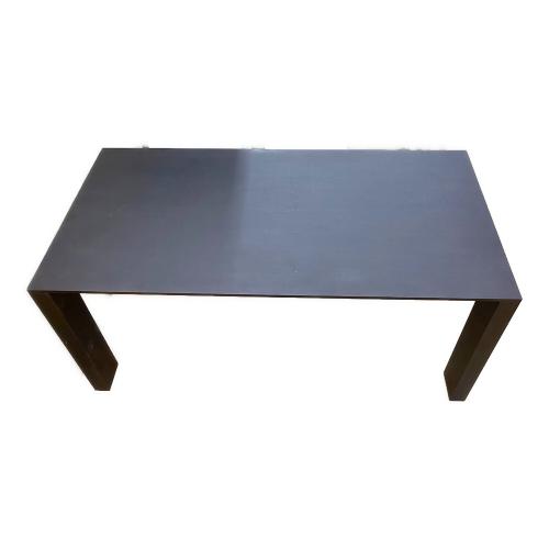 arflex (アルフレックス) ダイニング5点セット ダークブラウン×ホワイト テーブル：REKTA チェア：SHIN