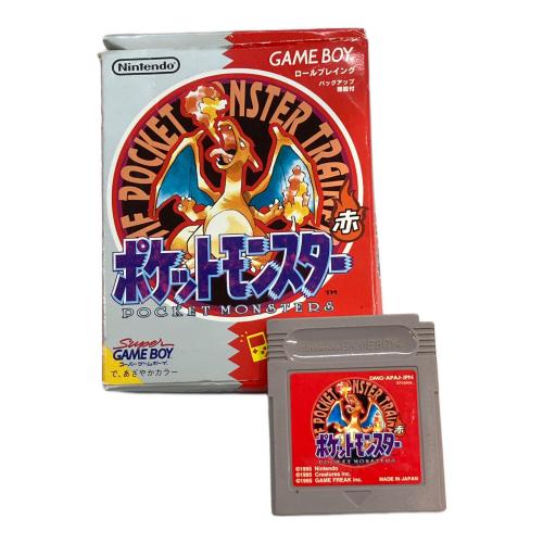 ポケットモンスター赤 ゲームボーイ用ソフト