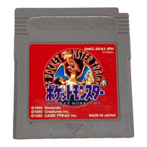ポケットモンスター赤 ゲームボーイ用ソフト