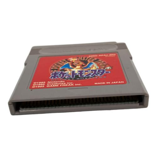 ポケットモンスター赤 ゲームボーイ用ソフト