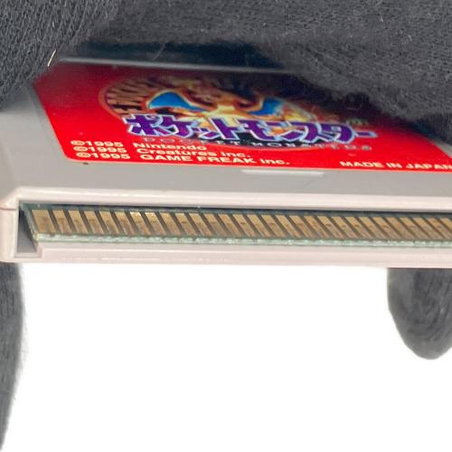 ポケットモンスター赤 ゲームボーイ用ソフト