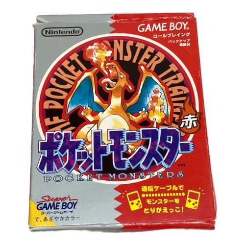 ポケットモンスター赤 ゲームボーイ用ソフト
