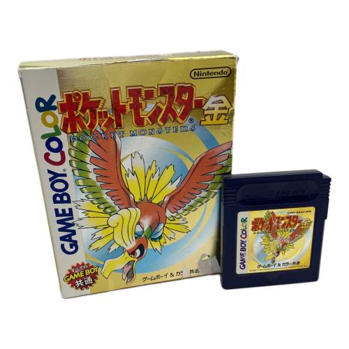 ポケットモンスター金 ゲームボーイカラー用ソフト
