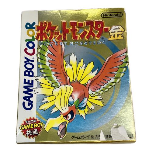 ポケットモンスター金 ゲームボーイカラー用ソフト