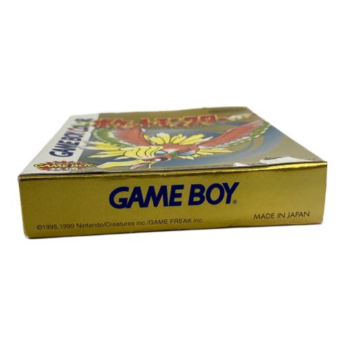 ポケットモンスター金 ゲームボーイカラー用ソフト
