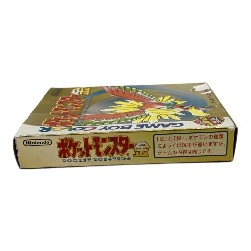 ポケットモンスター金 ゲームボーイカラー用ソフト