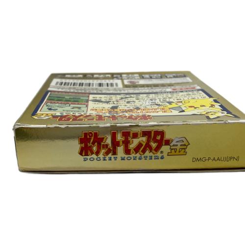ポケットモンスター金 ゲームボーイカラー用ソフト