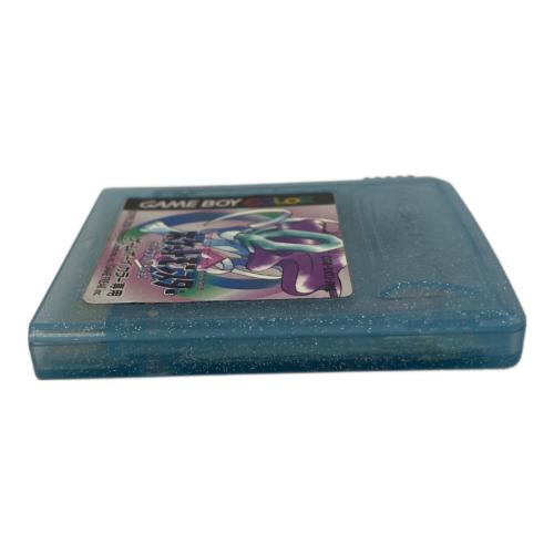 ポケットモンスター クリスタル ゲームボーイカラー用ソフト