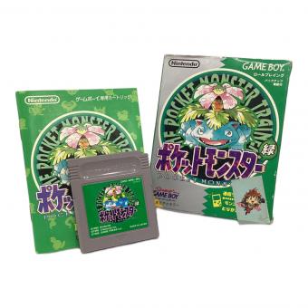 任天堂 ゲームボーイ用ソフト ポケットモンスター緑