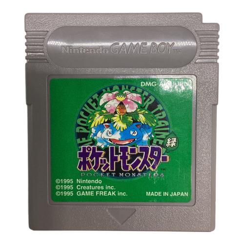 任天堂 ゲームボーイ用ソフト ポケットモンスター緑