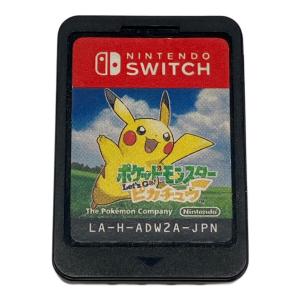 Nintendo (ニンテンドー) ポケットモンスター Let's Go ピカチュウ Nintendo Switch用ソフト CERO A (全年齢対象)