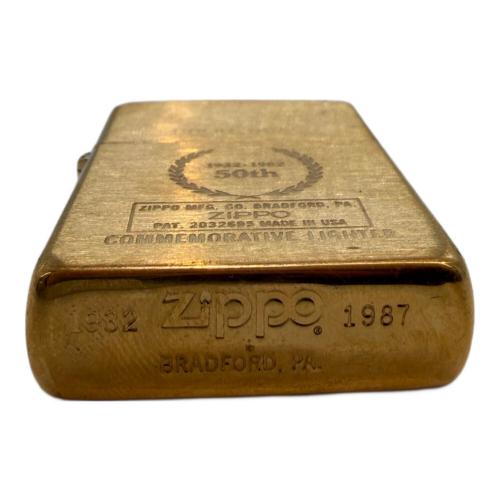 ZIPPO (ジッポ) オイルライター 1987年製 ZIPPO社50周年記念