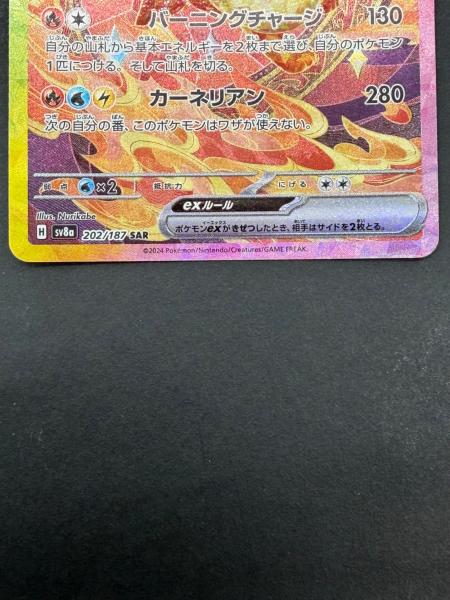 ブースターex ポケモンカード 202/187 SAR｜トレファクONLINE
