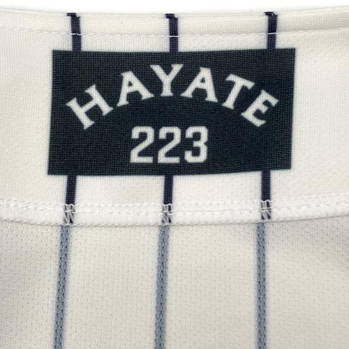 はやて223 ベースボールシャツ メンズ SIZE M ホワイト×ネイビー