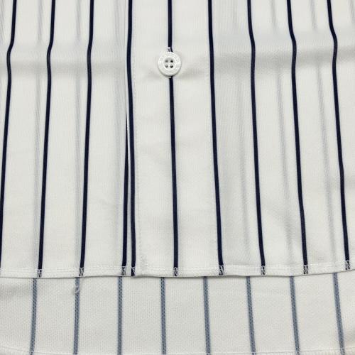 はやて223 ベースボールシャツ メンズ SIZE M ホワイト×ネイビー