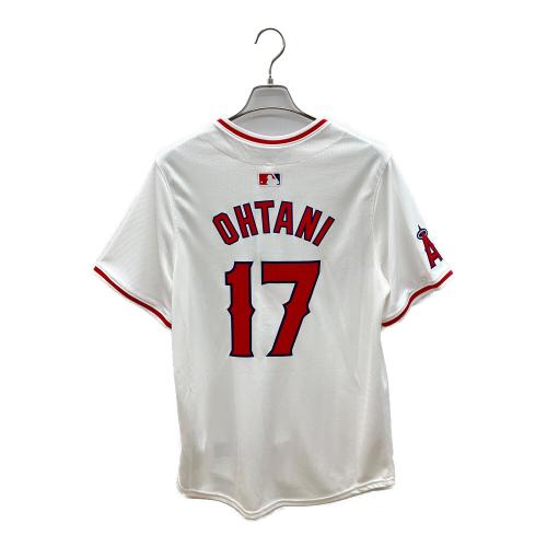 NIKE (ナイキ) 大谷翔平モデル レプリカユニフォーム ロサンゼルス・エンゼルス メンズ SIZE M ホワイト×レッド