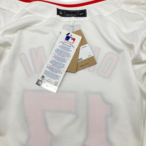 NIKE (ナイキ) 大谷翔平モデル レプリカユニフォーム ロサンゼルス・エンゼルス メンズ SIZE M ホワイト×レッド