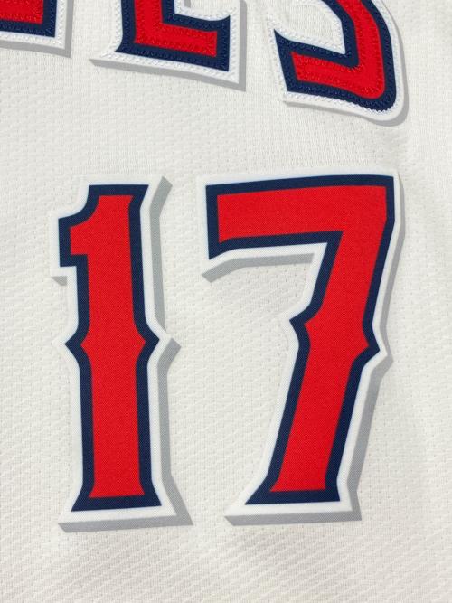 NIKE (ナイキ) 大谷翔平モデル レプリカユニフォーム ロサンゼルス・エンゼルス メンズ SIZE M ホワイト×レッド