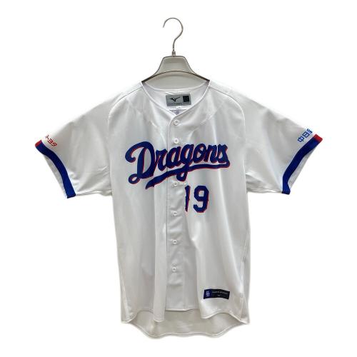 MIZUNO (ミズノ) 中日ドラゴンズ 19番 髙橋 宏斗 レプリカユニフォーム メンズ SIZE L ホワイト×ブルー