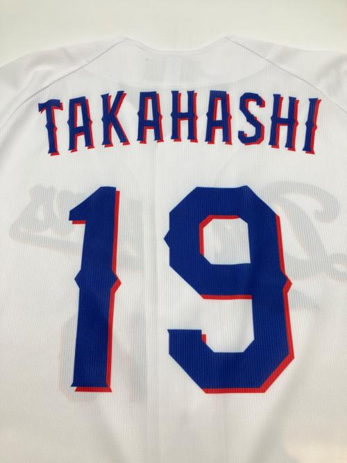 MIZUNO (ミズノ) 中日ドラゴンズ 19番 髙橋 宏斗 レプリカユニフォーム メンズ SIZE L ホワイト×ブルー