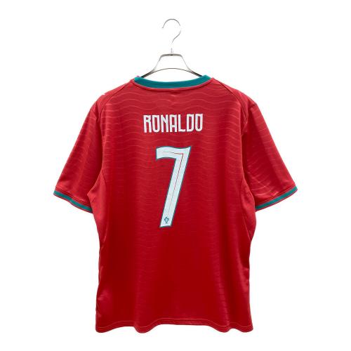 PUMA (プーマ) サッカーユニフォーム クリスティアーノ･ロナウド 2026年 ポルトガル代表HOMEユニフォーム メンズ SIZE XL 788141-77 レッド×グリーン