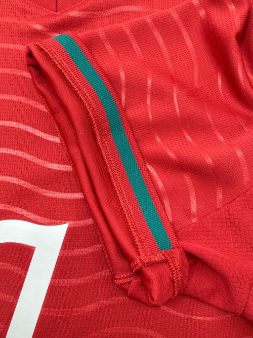 PUMA (プーマ) サッカーユニフォーム クリスティアーノ･ロナウド 2026年 ポルトガル代表HOMEユニフォーム メンズ SIZE XL 788141-77 レッド×グリーン