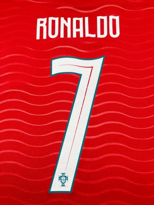 PUMA (プーマ) サッカーユニフォーム クリスティアーノ･ロナウド 2026年 ポルトガル代表HOMEユニフォーム メンズ SIZE XL 788141-77 レッド×グリーン