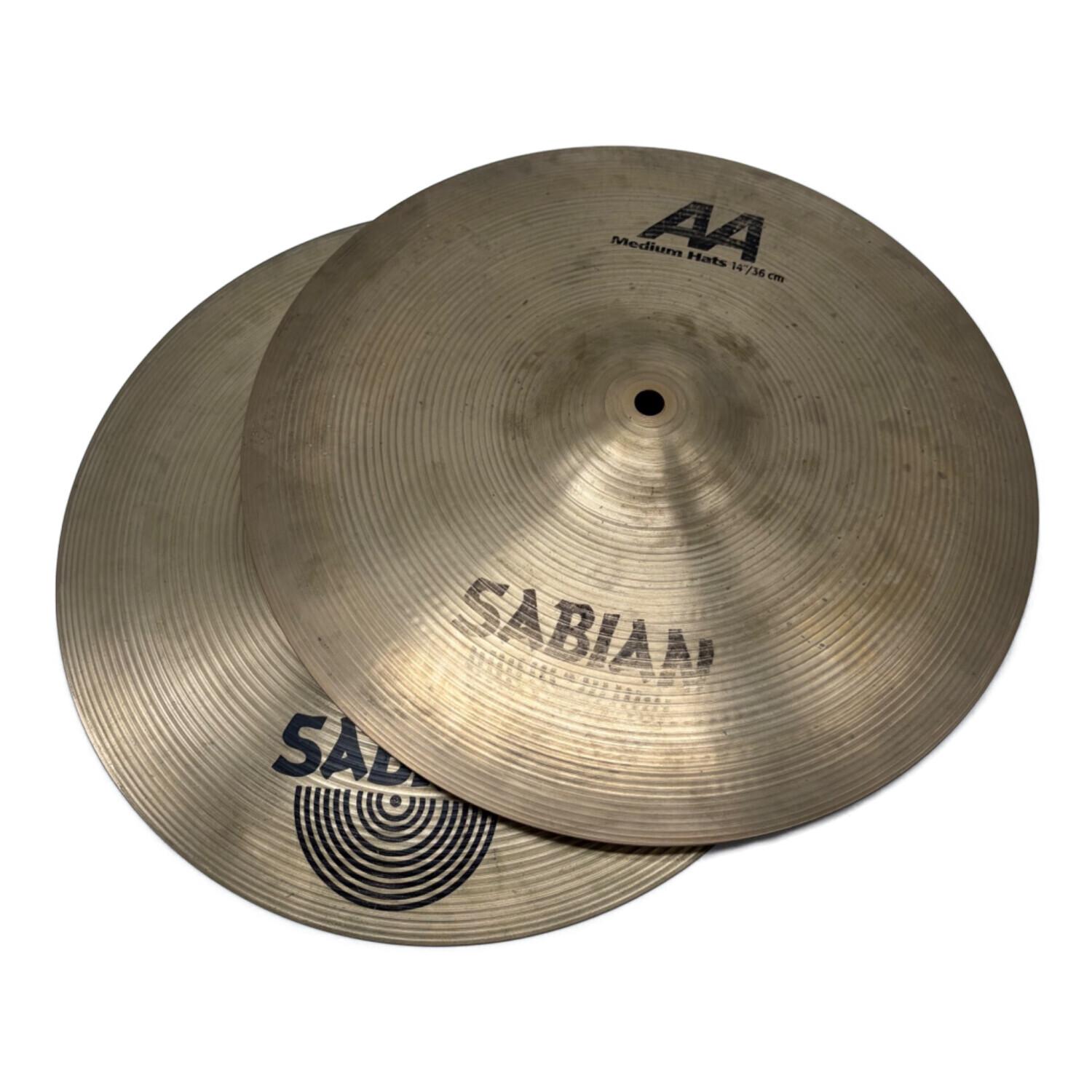 SABIAN (セイビアン) ペアハイハット AA Medium Hats14 Set 14インチ