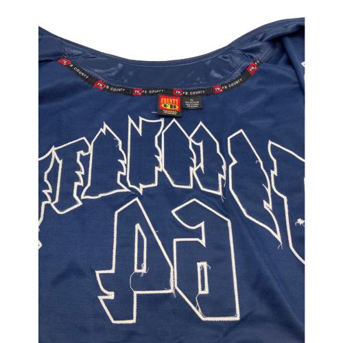 90sベースボールシャツ 古着 メンズ SIZE XL ネイビー